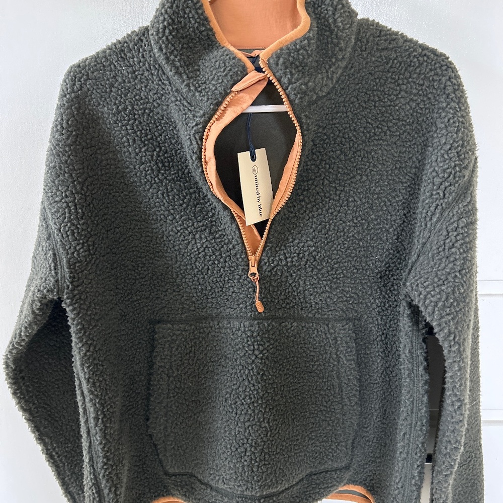 Sherpa half zip fleece